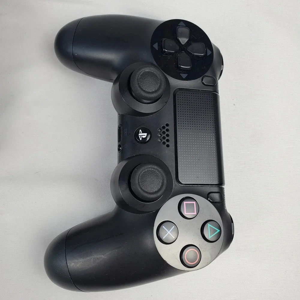 Sony DualShock 4 Wireless PS4 Controller Black w/ OIVO 2 Controller Charge Dock